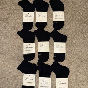 Bombas 9-Pack Men’s Modern Rib Quarter Socks Size Medium